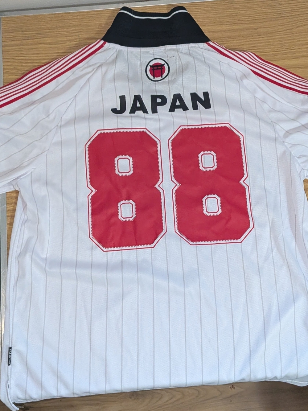Brooklyn Cloth White & Red Japan 88 Sports Jersey